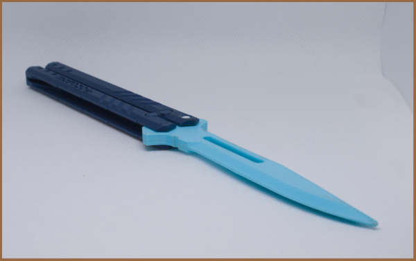 Plastic Butterfly Knife – Custom Colours